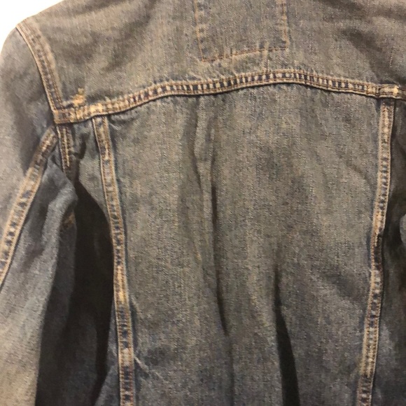 Abercrombie distressed Jean jacket (#2) - Picture 7 of 8